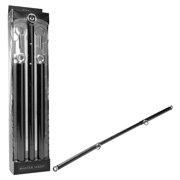XR Brands Anal Master Series Black Steel Adjustable Spreader Barst598black XR Brands Anal Master Series Black Steel Adjustable Spreader Barst598black